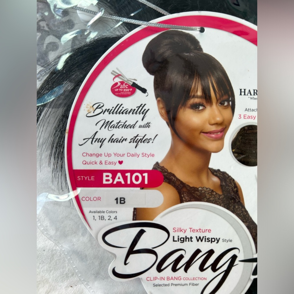 Clip-on Bangs Black to Dark brown. Never used.